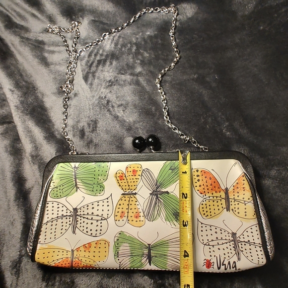 Stylish BRIGHTON Vera SECRET GARDEN Spring Butterfly Clutch Purse Bag Pouch EUC - Picture 12 of 13